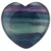 Carved Puff Heart Love Pocket Worry Stone Healing Palm Crystal Reiki Chakra 0.8"   332463332745